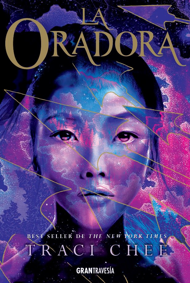 cover of the Spanish edition of THE SPEAKER by Traci Chee, LA ORADORA